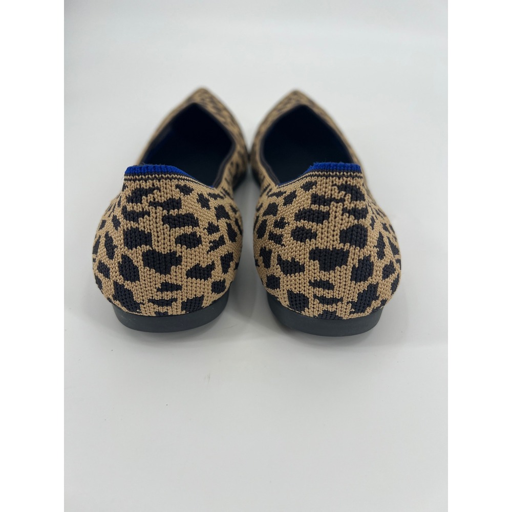 Rothys The Point Flats Cheetah Animal Print Pointed Toe Shoes Womens Size 10 - Picture 4 of 8
